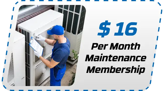 $16 Per Month Maintenance Membership